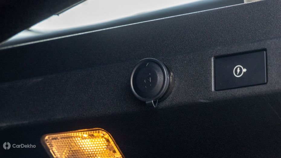 Tata Sierra EV 12V Socket In Boot