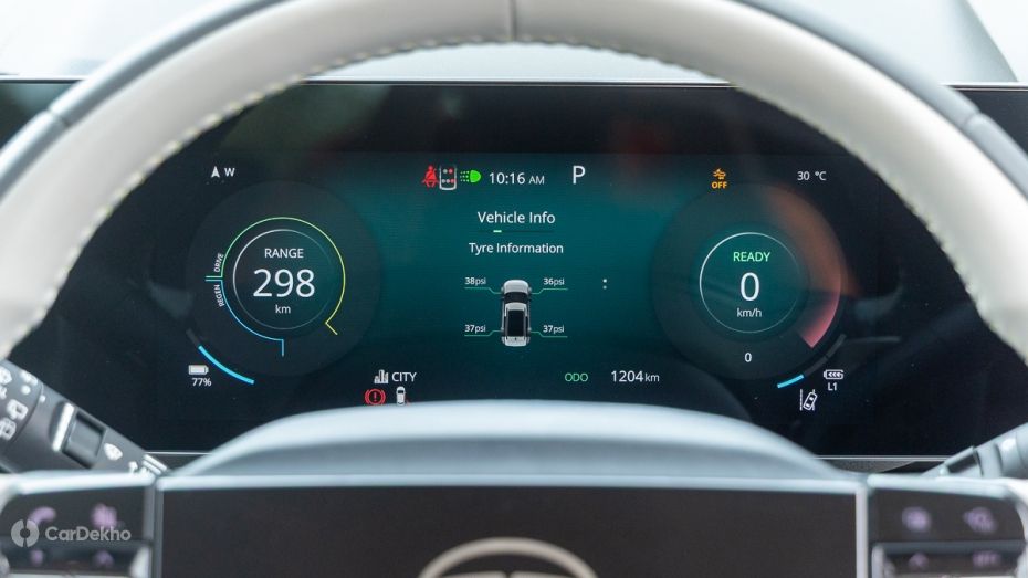 Tata Sierra EV Digital Driver's Dsiplay