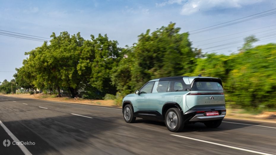 Tata Sierra EV Rear View