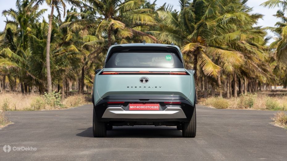 Tata Sierra EV Rear