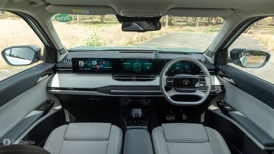 Tata Sierra EV Dashboard