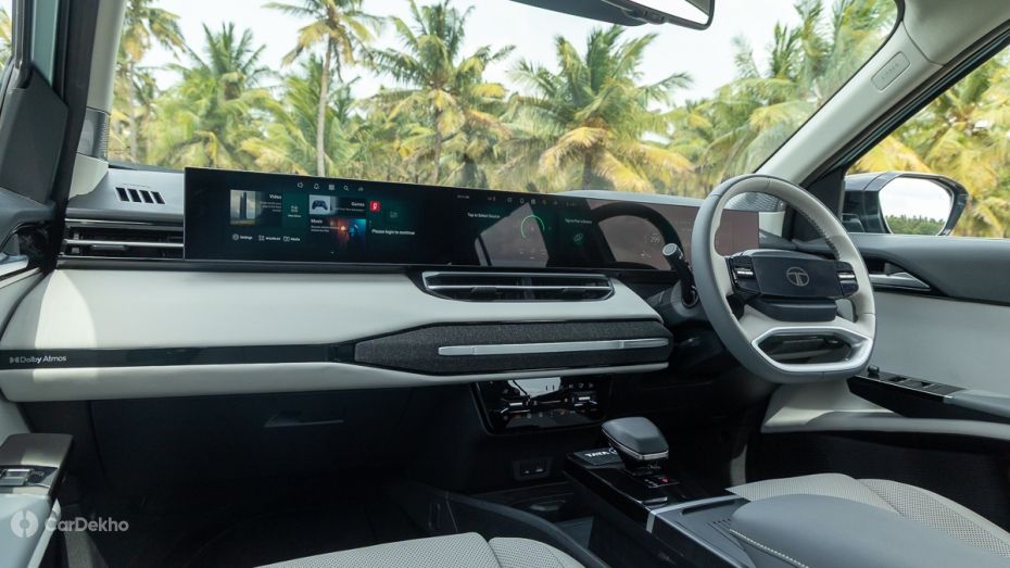 Tata Sierra EV Triple Screen Setup