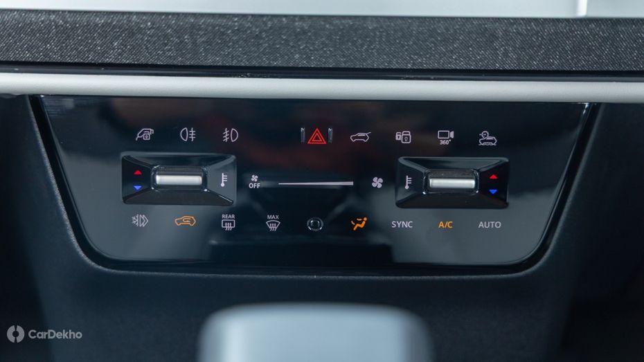 Tata Sierra EV AC Controls