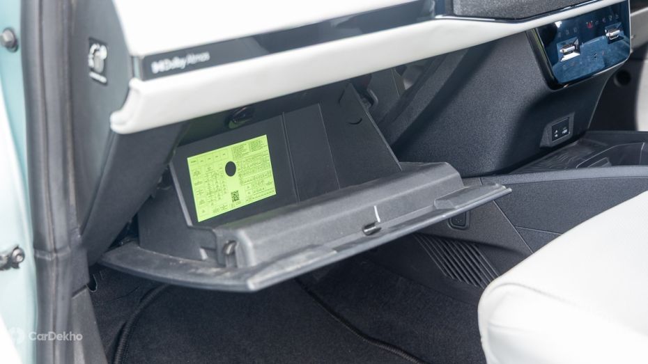 Tata Sierra EV Glovebox