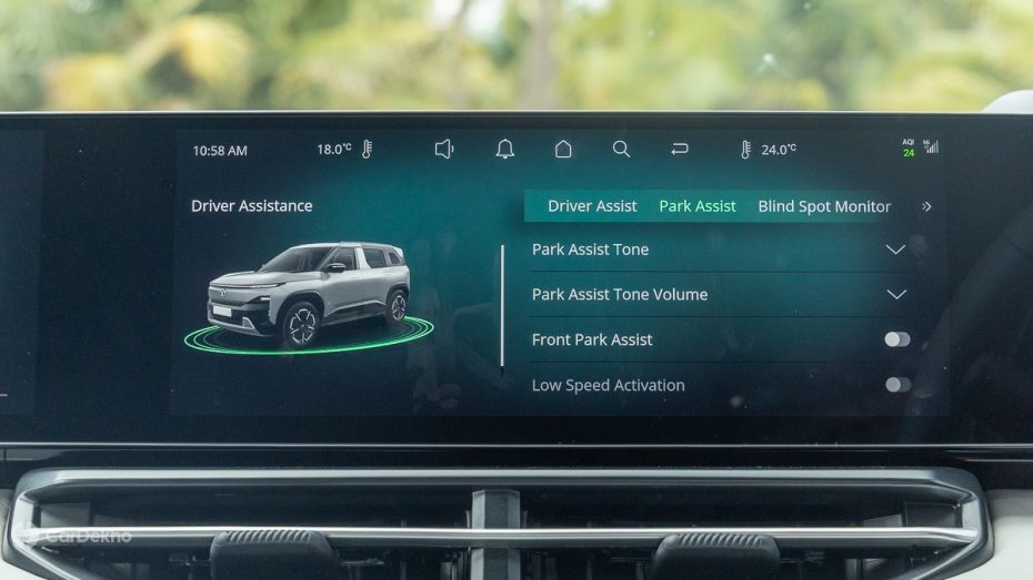 Tata Sierra EV Park Assist