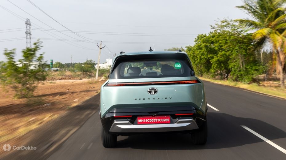 Tata Sierra EV Rear View