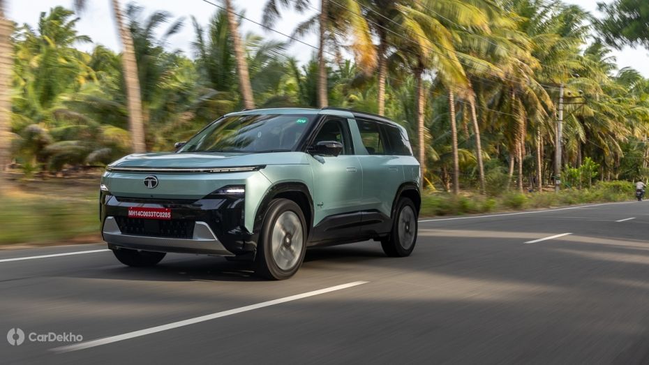 Tata Sierra EV Front Quarter