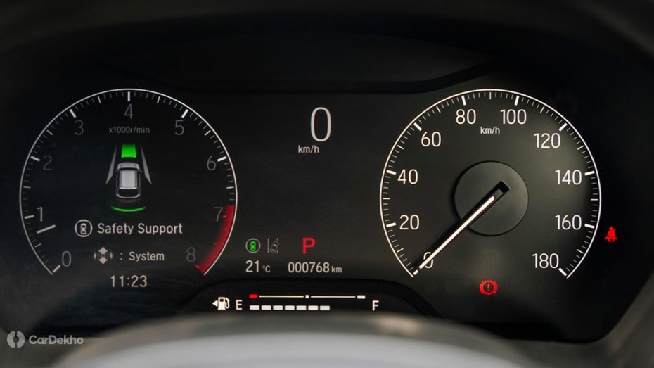 Honda Elevate digital driver's display