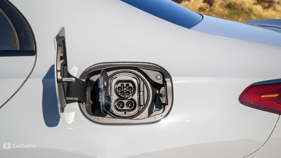 Mercedes AMG E 53 Charging Port