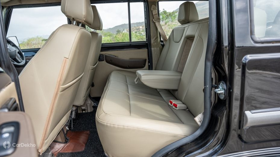 Mahindra Bolero Second Row