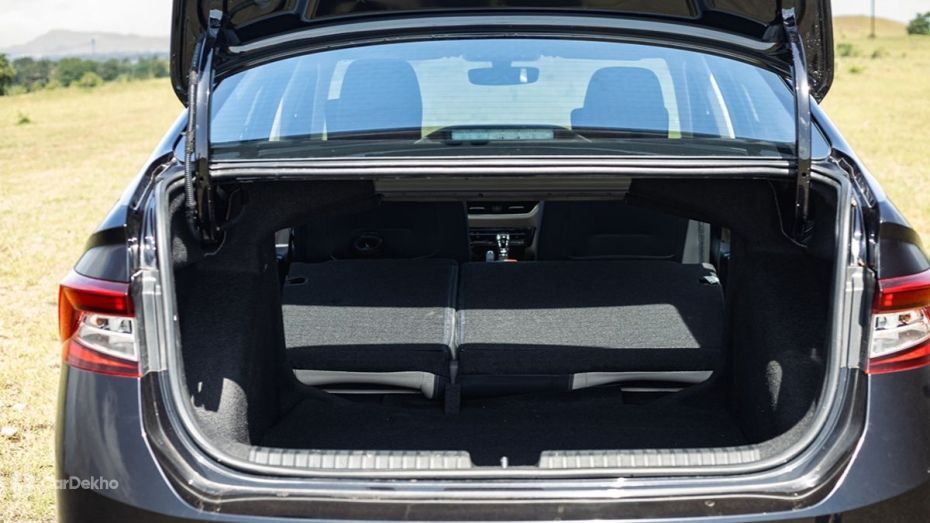 Skoda Slavia Boot Space With Rear Seats Folded Skoda Slavia Boot Space With Rear Seats Folded