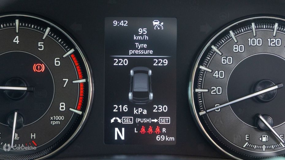 Maruti Baleno Tyre Pressure Monitoring System