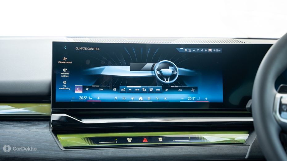 BMW i5 LWB Climate Controls