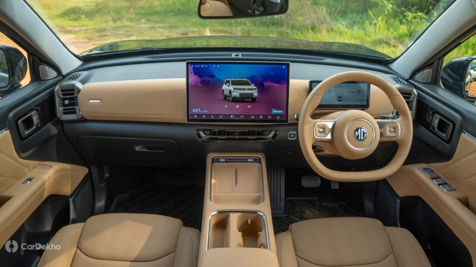 MG Hector Tomahawk EV Dashboard