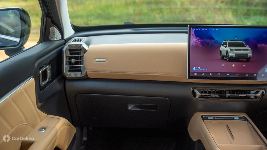 MG Hector Tomahawk EV Dashboard