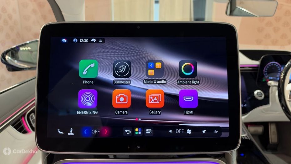 2026 Mercedes-Maybach S-Class Rear Infotainment Display
