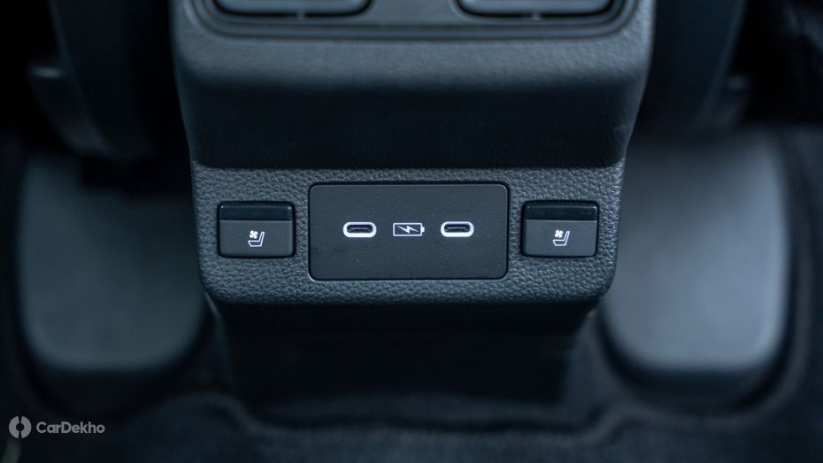 2026 Honda Elevate Rear USB Type-C Charging Ports
