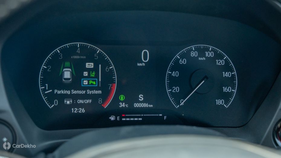 2026 Honda Elevate Semi-digital Driver's Dsiplay