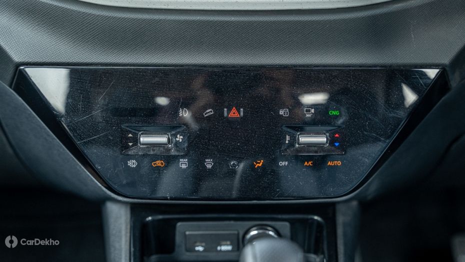 Tata Punch Facelift centre console