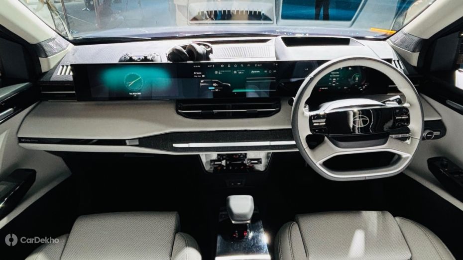 Tata Sierra EV Dashboard