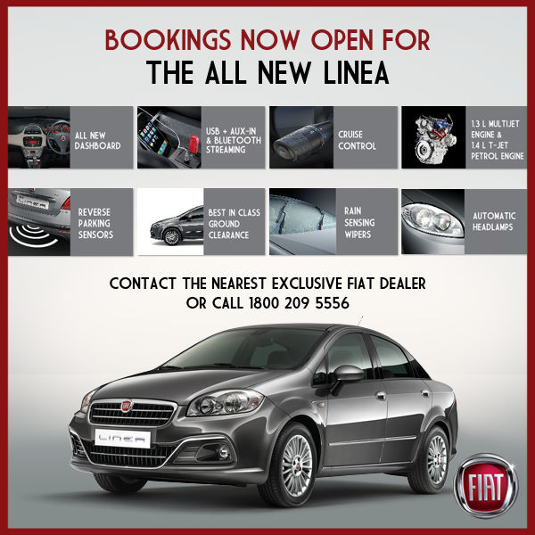 2014 All-new Fiat Linea bookings open