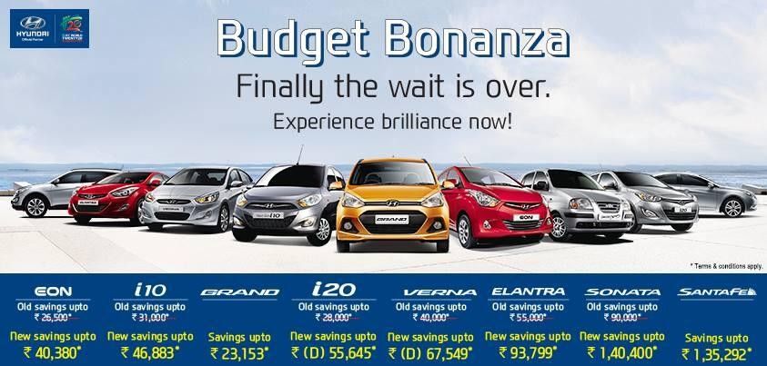 Buy Hyundai cars and avail benefits up to Rs. 1.4 lakh