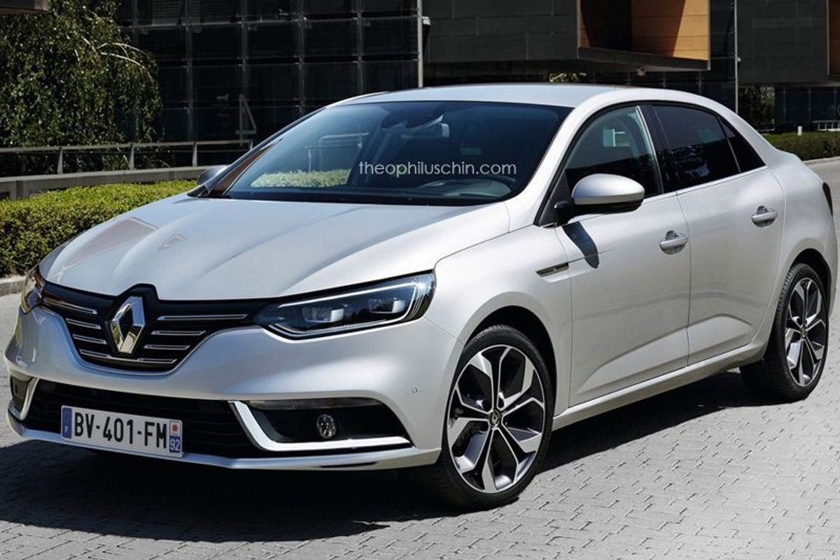 Renault Fluence rendering