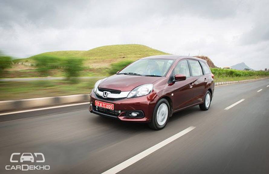 Honda Mobilio Road Test Images