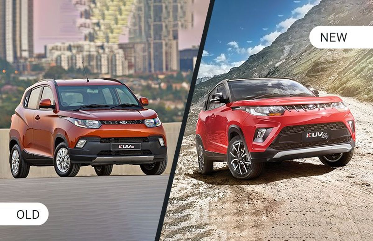 Mahindra KUV100: Old Vs New Mahindra KUV100: Old Vs New