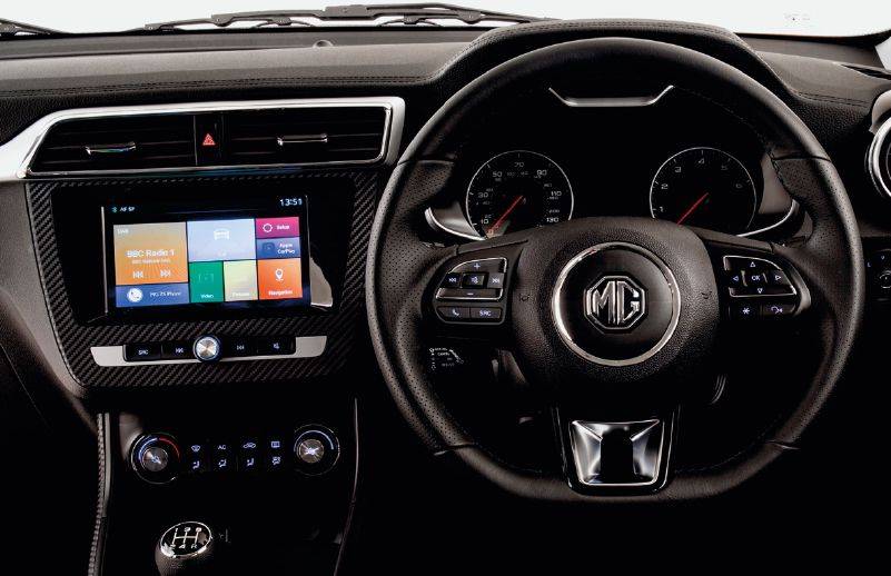 MG ZS interior