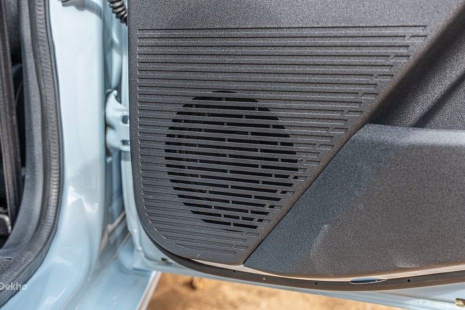 Tata Tiago front door panel with textured speaker grille