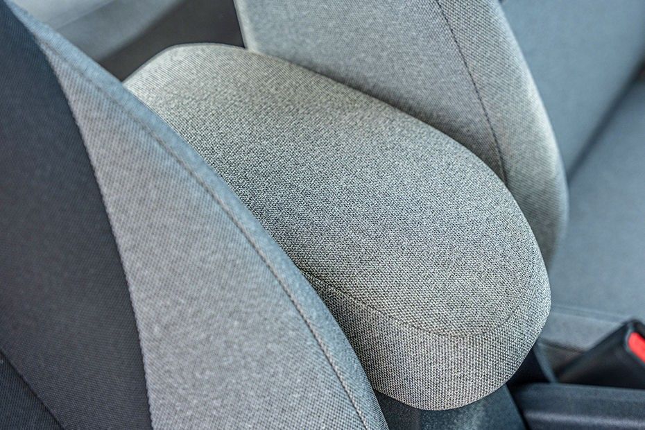 Tata Tiago grey fabric front centre armrest between the front seats
